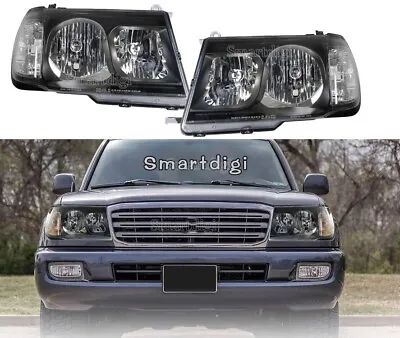 Pair Head Lights For Toyota Landcruiser 100 Series 1998-3/2005 FJ100 LC100 FJ105 • $236.49