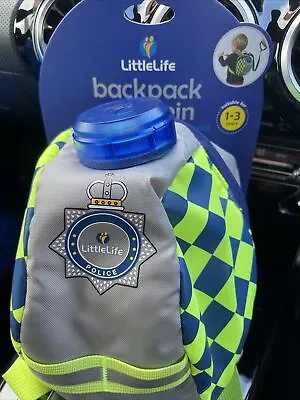 LittleLife Police Toddler Backpack With Child Safety Rein New • £20
