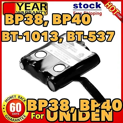 Premium Battery For Uniden 2-way Radio BP-38 BP-40 GMR FRS BT-537 • $16.80