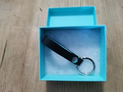 Tiffany And Co Keychain - Stainless Steel And Leather - New Unwanted Gift • $180