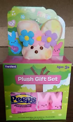 PEEPS Bunny Flower PEACE Tie Dye Plush + 4ct Marshmallow Gift Set • $4.95