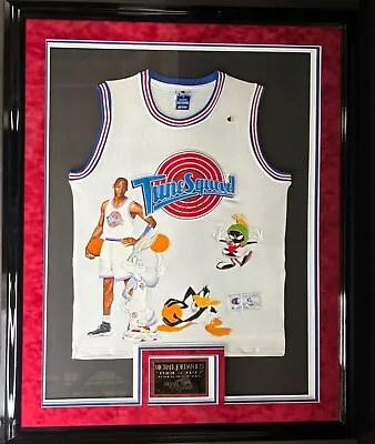 Michael Jordan Signed Looney Tunes Space Jam Hand Painted Jersey RARE Framed PSA • $14999.96