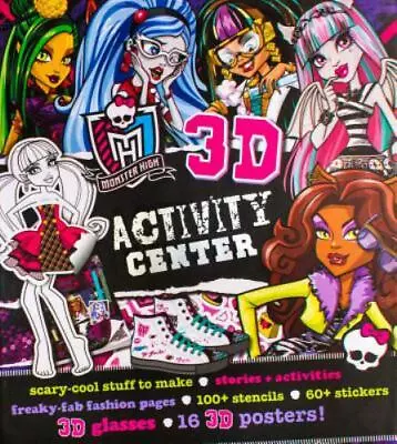 Monster High 3D Activity Center [With Sticker(s) And 16 Posters And Stencils... • $30.42