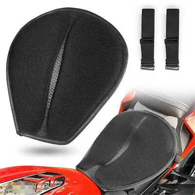 Motorcycle Seat Cushion 5-Ply Breathable Comfort Mesh Pad Shock Pressure Relief • $21.50