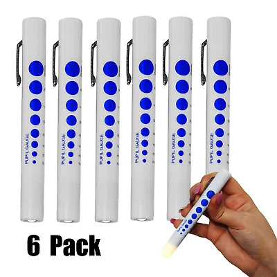 £8.39 • Buy 6 Pack Qualicare LED Nurse Doctor First Aid Medical Pupil Gauge Pen Torch Light