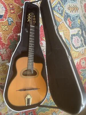 Gitane D-500 Gypsy Jazz Natural Guitar W/ Case MACCAFERRI Style Plays Great • $775