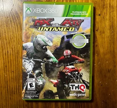 MX Vs. ATV Untamed - Microsoft Xbox 360 Complete CIB Tested • $10.49