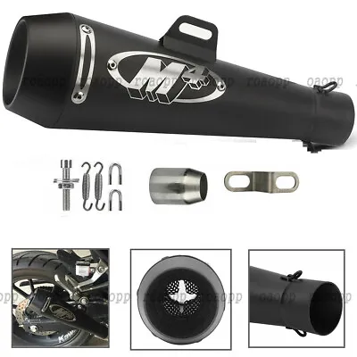 38-51 Motorcycle Exhaust Pipe For M4 Escape GP Moto Pot Muffler Slip Motocross • $35.89