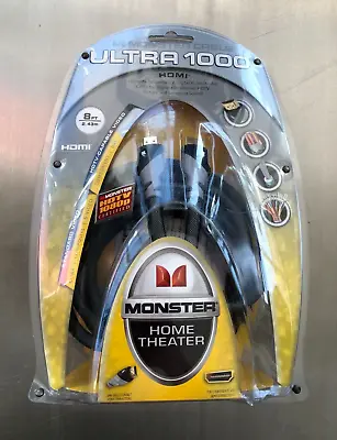 Monster Cable Ultra 1000 HDMI Digital Audio/Video Cable 1080p *NEW* RCA 8ft. • $31.99