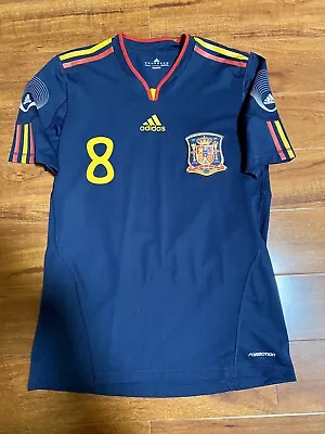 Xavi 09-10 Spain Away SS Formotion Player Issue Shirt Size M World Cup 2010 • $2300