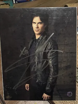 Ian Somerhalder Signed 10x8 Photo Vampire Diaries With COA Sticker • $224.02