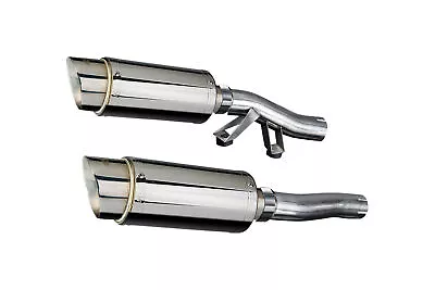 Kawasaki Concours ZG1000 Delkevic Mini 8  Stainless Round Muffler Exhaust 86-06 • $470.99