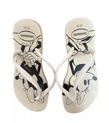 Havaianas Disney Parks Mickey Mouse Flip Flops Sandals Size USA 6 • $24