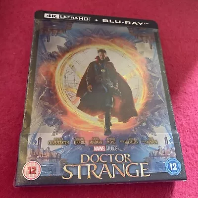 MARVEL'S Doctor Strange 4K UHD + Blu-ray Limited Edition Steelbook New & Sealed • £17