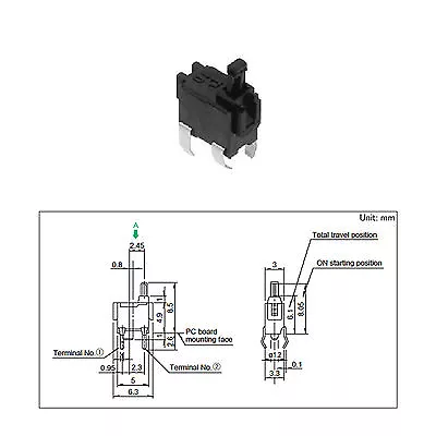 Ibanez Replacement Switch For Soundtank Tone Lok 5 &7 Series TS5 TS7 CM5 TM5 DS7 • $7.25