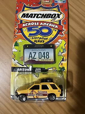 Mattel Matchbox Across America 50th Birthday Series Car - Arizona Isuzu Rodeo • $4