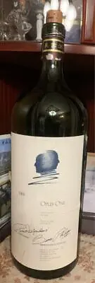 Extra Large 6 Liter Empty Bottle Opus One 1989 Opus One Red Wine • $984.70