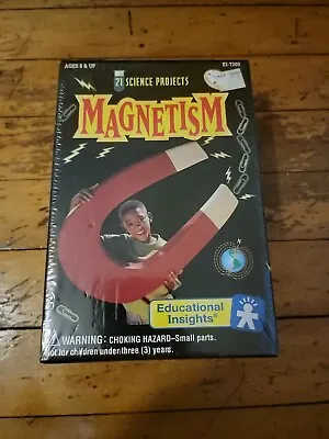 Vintage 1993 Educational Insights 21 Science Projects Magnetism Sealed • $8.23