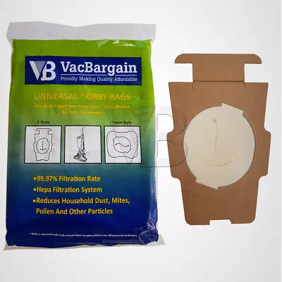 VB Kirby HEPA Bags With CERTIFIED Allergen Technology For ALL KIRBY MODELS • $64.90