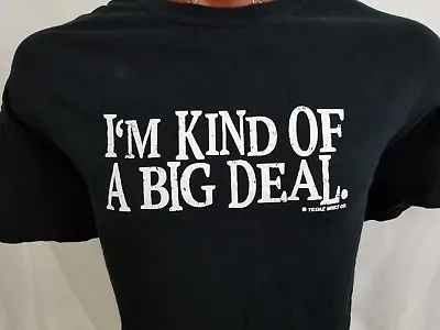 I'm Kind Of A Big Deal Finn Black Graphic T Shirt  Cotton 2XL • $9