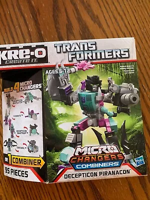 KREO Kre-o A4475 Transformers Micro Changers Combiners Decepticon Piranacon 2013 • $29.99