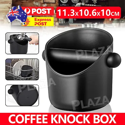 Coffee Knock Box Bin CREMA PRO Espresso Grinds Tamper Waste Container Tamp Tube • $11.45