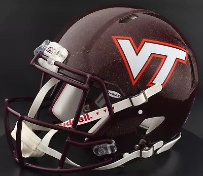 VIRGINIA TECH HOKIES NCAA Riddell Speed Full Size AUTHENTIC Football Helmet • $289.99