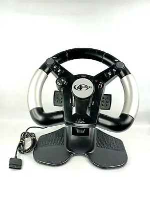 £15 • Buy Gaming Steering Wheel PS2 4Gamers Driving Simulation Racing Games Playstation 2