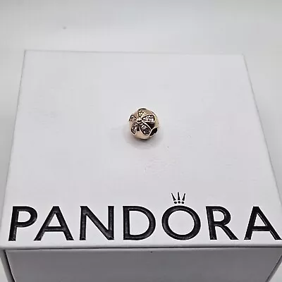 Genuine Pandora Rose Gold Dazzling Daisies Clip Charm ALE R #781053CZ • £32