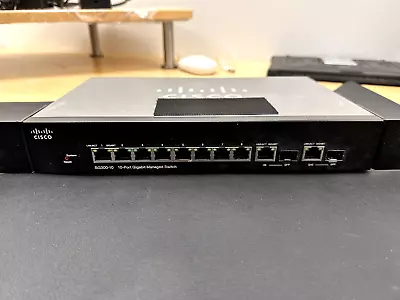 Cisco  (SRW2008P-K9-NA) 10-Ports Mini Ethernet Switch • $35