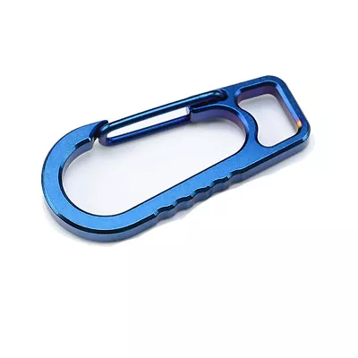 EDC Titanium Snap Key Chain Ring Clip Carabiner Outdoor Buckle Hook Keychain 1pc • $12.96