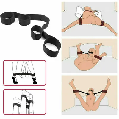 BDSM Bondage Leg Spreader Bar Ankle Wrist Handcuffs Restraint  Kit For Couples • $11.89