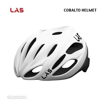 NEW LAS COBALTO Road Cycling Helmet : WHITE/BLACK • $327.72