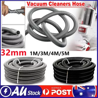 32mm 3m/4m/5m Hose Extra Length For Most Vacuum Cleaners Extra Long Pipe AU • $10.99