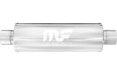 MagnaFlow Stainless Steel 4  ROUND PERFORMANCE MUFFLER DIA 2.5/2.5 IN #14416 • $124.41