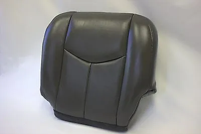 2003 ~ 2006 Silverado Driver Bottom OEM Replacement Leather Seat Cover Dark-Gray • $92.06