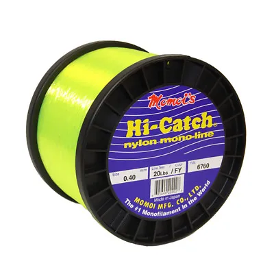 Momoi Hi-Catch Monofilament Line-1# Spool- Yellow -Pick Line Class- Free Ship • $73.95