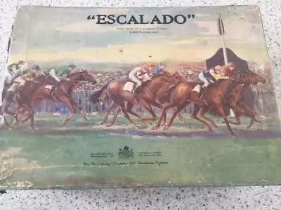 1950s Chad Valley Escalado Horse Racing Game - Complete And Working • £35