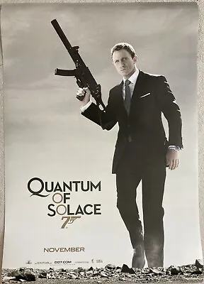 Cinema Poster: JAMES BOND QUANTUM OF SOLACE 2008 (Advance One Sheet Version 2) • $43.50