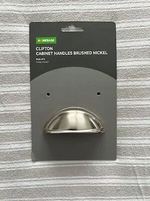 Brand New And Unused Single Clifton Brushed Nickel Cabinet Handles Cabinet Knob! • £1.99