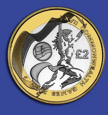 The RAREST Bi-metal £2 Coins In The UK! Incl 2002 Commonwealth Games! COIN HUNT! • £6.50