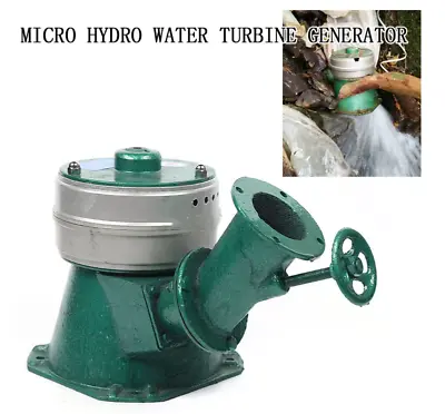 £326.99 • Buy 500W 220V Micro Hydro Water Turbine Electric Generator Hydroelectric Power