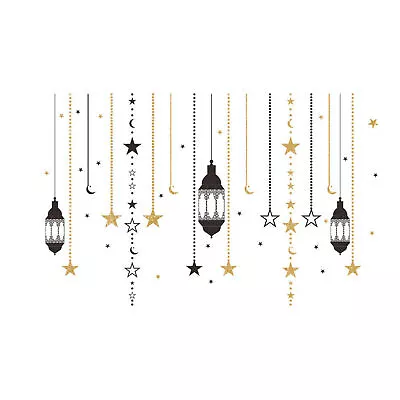 2pcs/set Gift Removable Window Glass Home Decor Chandelier Pattern Wall Sticker • £9.40