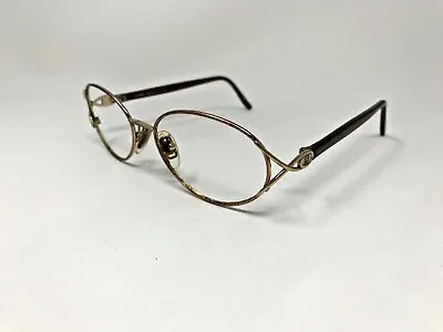 FENDI F511 ROSE Eyeglasses Frame Vintage Italy 53-18-130 Pink Tortoise/Gold WL85 • $26