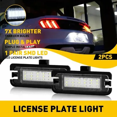Car Rear LED License Plate Light Lamp Assembly For 2015-2021 Ford Mustang 6000K • $14.99