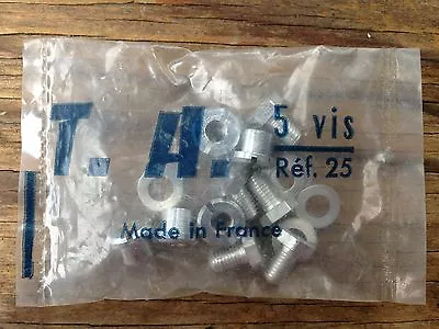 NOS Specialites T.A. TA 5 VIS Chainring Bolts Ref. 25 NIP Cyclotourist Crank Set • $24.98