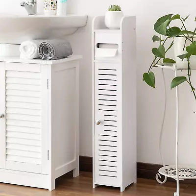 $69.99 • Buy Toilet Roll Holder,Toilet Paper Roll Holder With Slim Shelf,Over Toilet Storage 