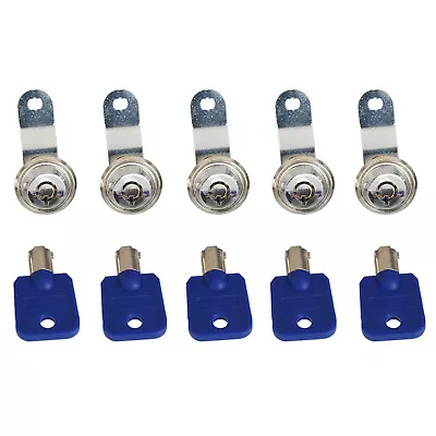 5x 27mm Long Cam Lock+Key Kit For Pinball Machine Arcade Cabinet Door Enclosure • $49.49