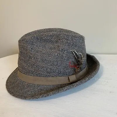 Dobbs Fifth Avenue NY Fedora Hat 7 3/8 No Box 50s 60s Vintage In Great Condition • $39