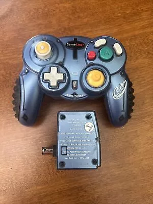 Gamecube Wireless MadCatz Gamestop Controller With Receiver Dongle Blue • $16.99